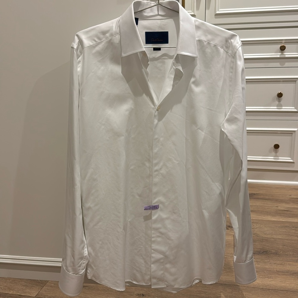 David Donahue Slim fit dress shirt